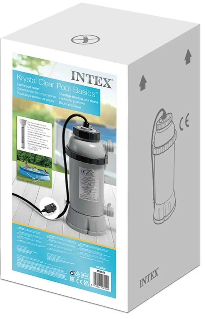 Θερμάστρα λιμνών Intex Krystal Clear Pool Basics Φως LED