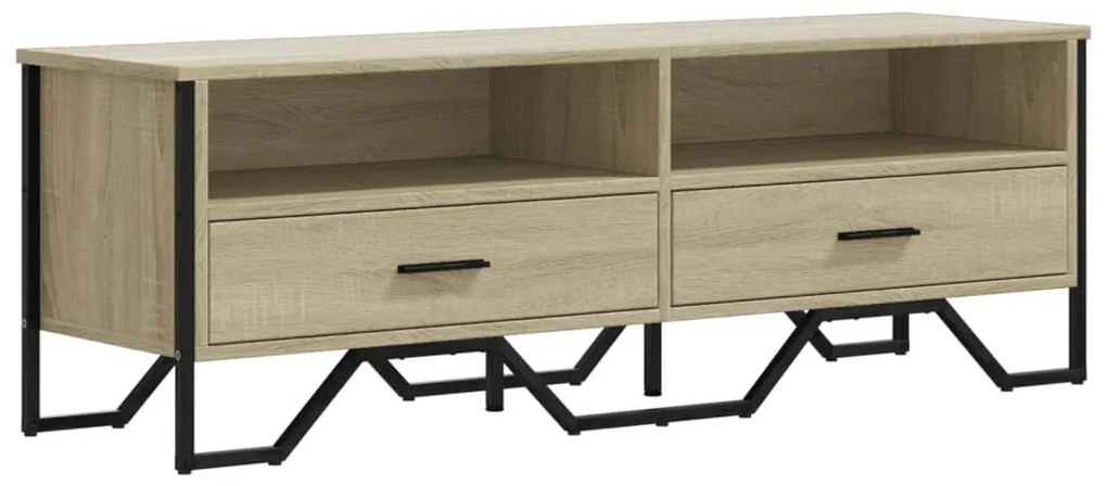 vidaXL Έπιπλο Τηλεόρασης Sonoma Δρυς 122x34x41 εκ. Επεξεργασμένο Ξύλο