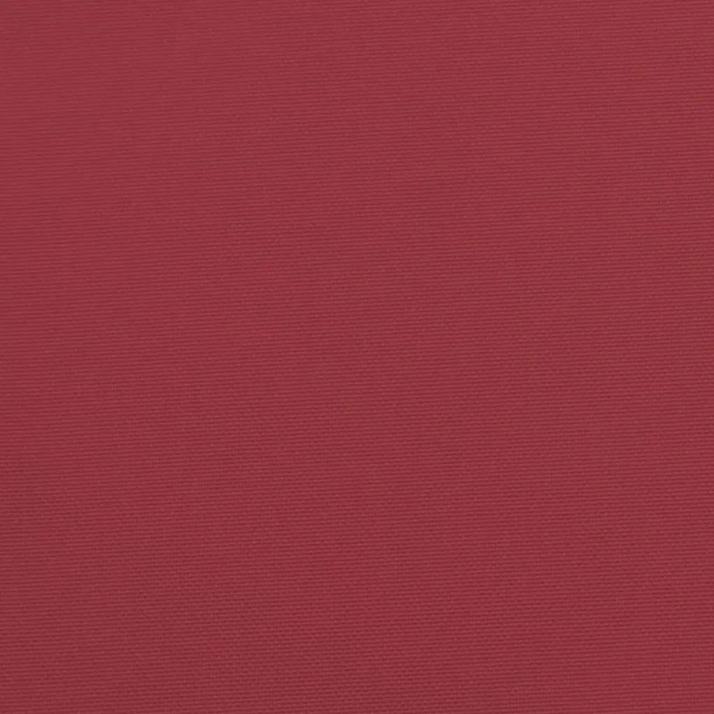 Μαξιλάρι Πάγκου Κήπου Μπορντό 100x50x3 εκ. Ύφασμα Oxford - Κόκκινο