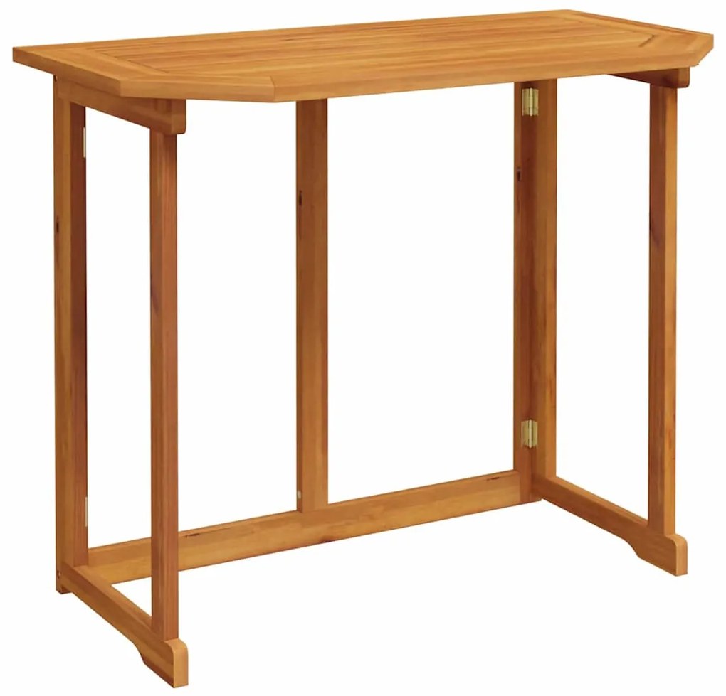 vidaXL Σετ Μπιστρό Κήπου 4 pcs Καφέ Μασίφ ξύλο ακακίας