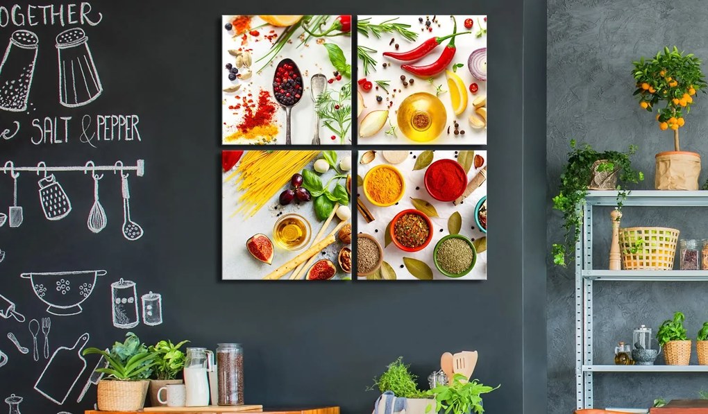 Πίνακας - Spices of the World (4 Parts) 60x60