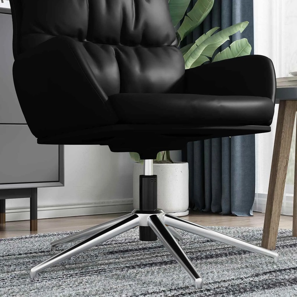 vidaXL Κύλινδρος Αερίου Καρέκλας Γραφείου Μαύρο 239-309 εκ Σίδερο