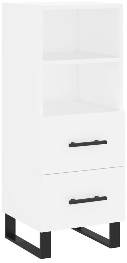 vidaXL Ντουλάπι Λευκό 34,5 x 34 x 90 εκ. από Επεξεργασμένο Ξύλο