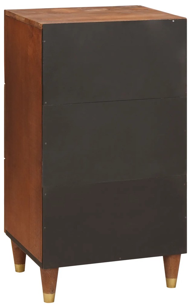 vidaXL Πλαϊνό γραφείο με συρτάρι Καφέ 40 x 33.5 x 75 εκ