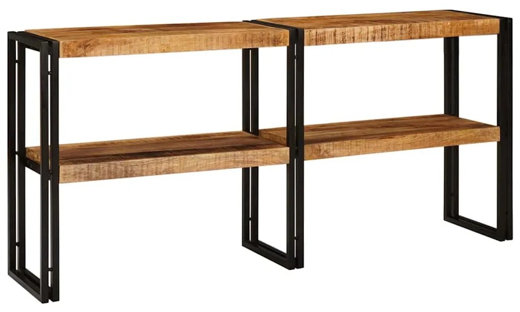 vidaXL Τραπέζι κονσόλας Καφέ 160 x 33 x 75 εκ. Μασίφ ξύλο μάνγκο