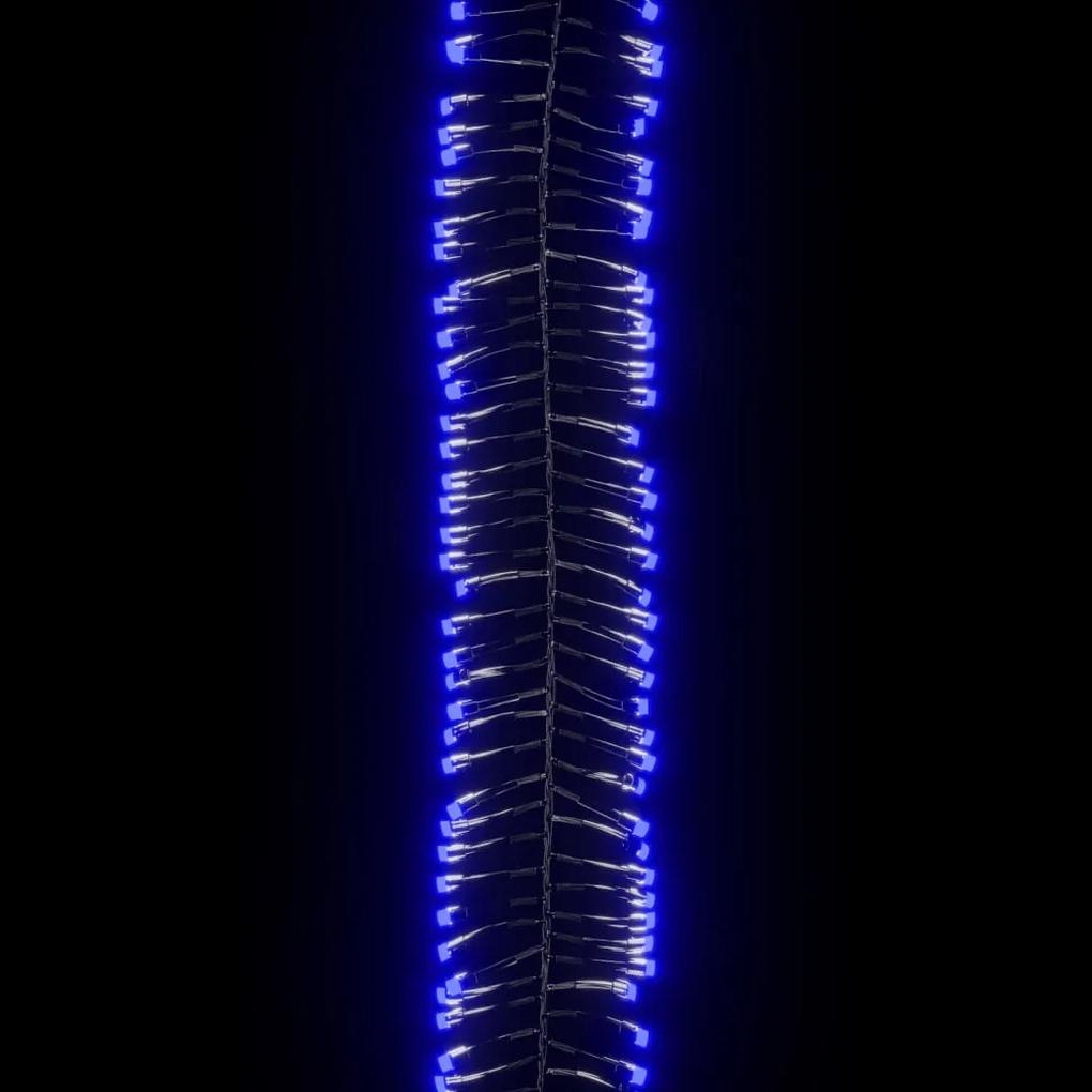 vidaXL Φωτάκια Cluster με 400 LED Μπλε 7,4 μ. από PVC