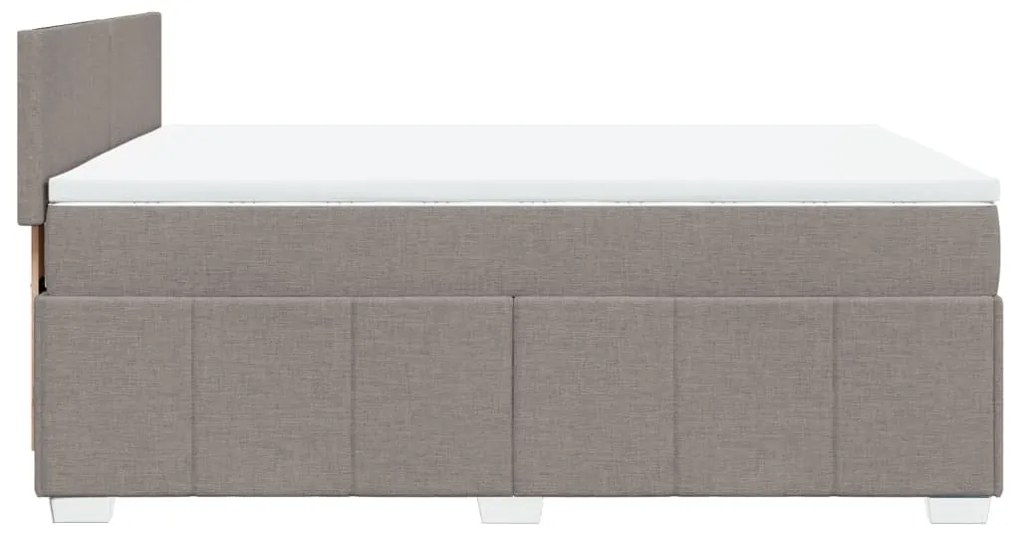 ΚΡΕΒΑΤΙ BOXSPRING ΜΕ ΣΤΡΩΜΑ TAUPE 140X200 ΕΚ. ΥΦΑΣΜΑΤΙΝΟ 3287088