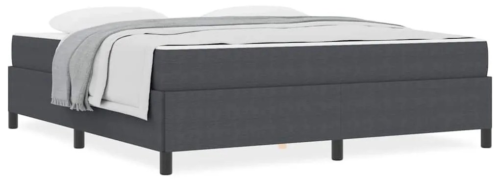 vidaXL Σκελετός Κρεβατιού Άλλο Σκούρο γκρι 180 x 200 cm Βελούδο