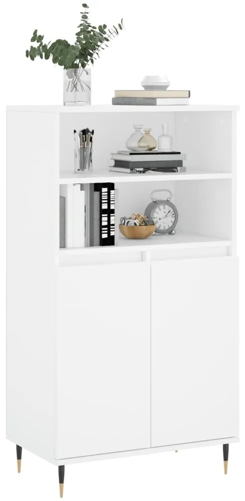 vidaXL Ντουλάπι Λευκό 60 x 36 x 110 εκ. από Επεξεργασμένο Ξύλο