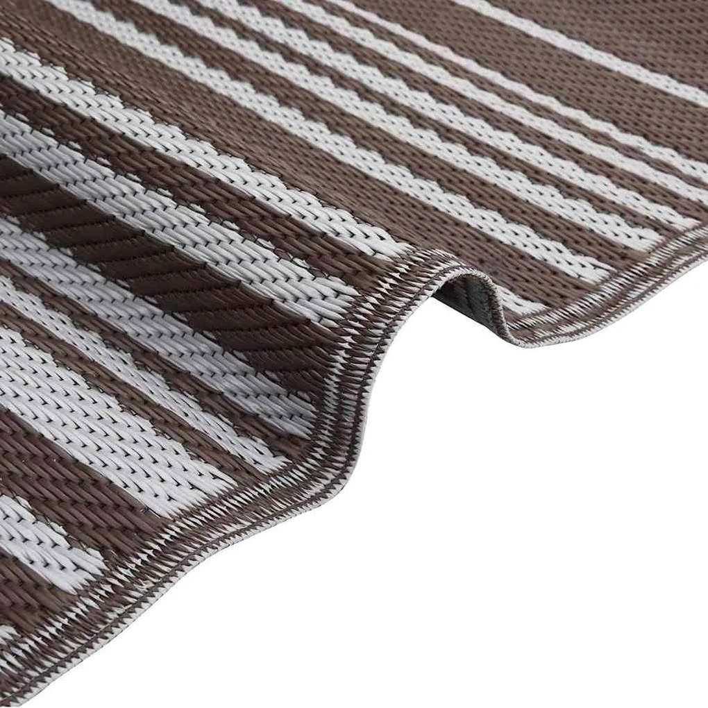 vidaXL Χαλί εξωτερικού χώρου Καφέ 300 x 400 cm PP