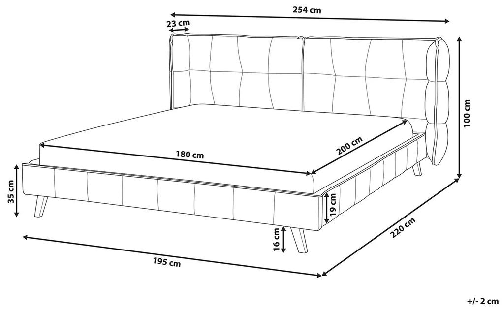 Κρεβάτι Berwyn 786, Διπλό, Πράσινο, 180x200, Ταπισερί, Τάβλες για Κρεβάτι, 254x220x100cm, 45 kg, Ξύλο: Λεύκα, Σημύδα | Epipla1.gr