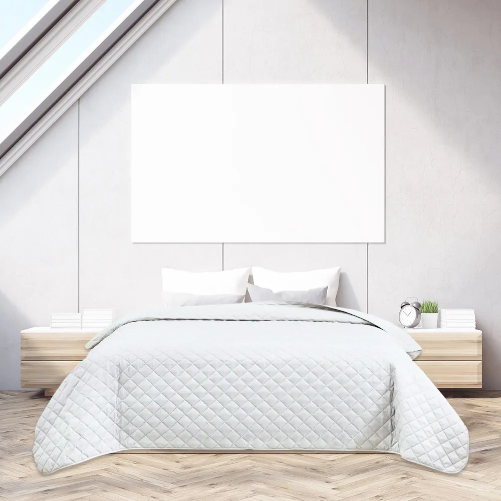 ΚΟΥΒΕΡΛΙ ΛΕΥΚΟ MICROFIBER 220X230 San Lorentzo 010006WHITE