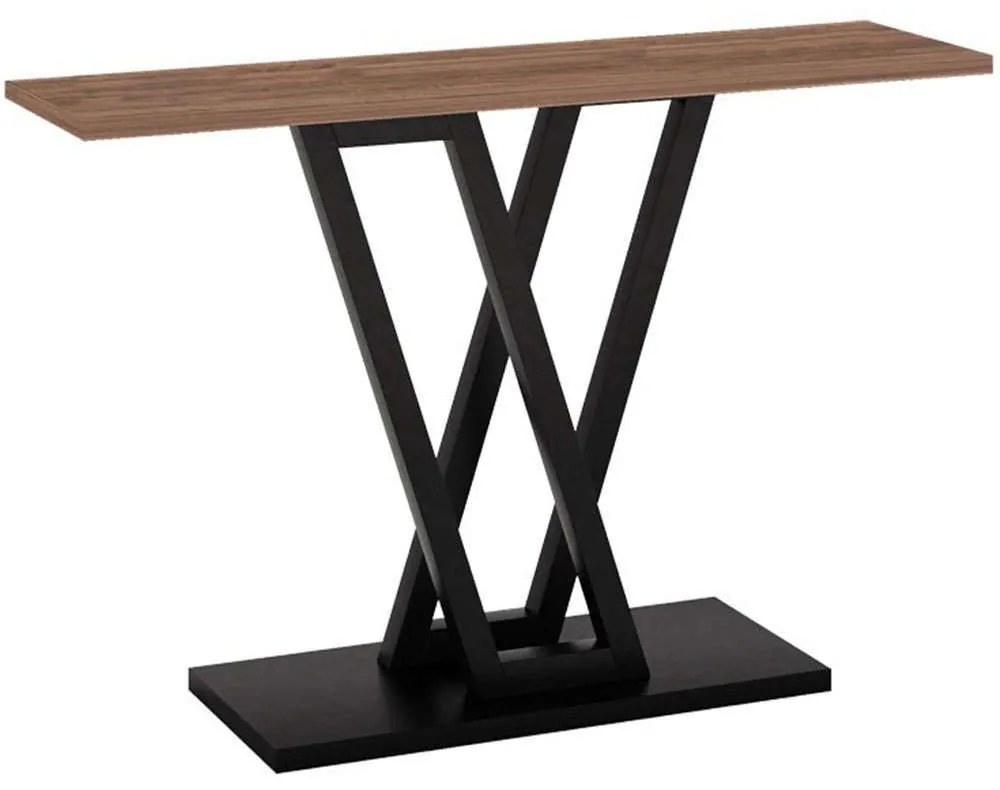 Κονσόλα Wirmo 197-000226 110x30x80cm Walnut-Black