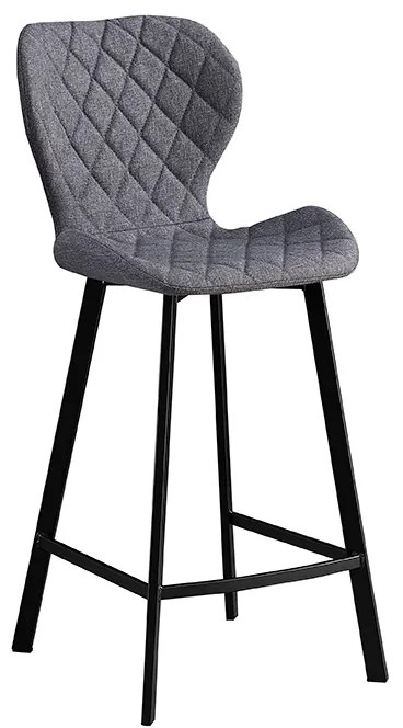 MARTIN ΓΚΡΙ ΥΦΑΣΜΑ(Σ2)66εκ. ΣΚΑΜΠΟ ΜΕΤΑΛΛΙΚΟ 45X49X66-98εκ. ZITA PLUS 45X49X66-98εκ.