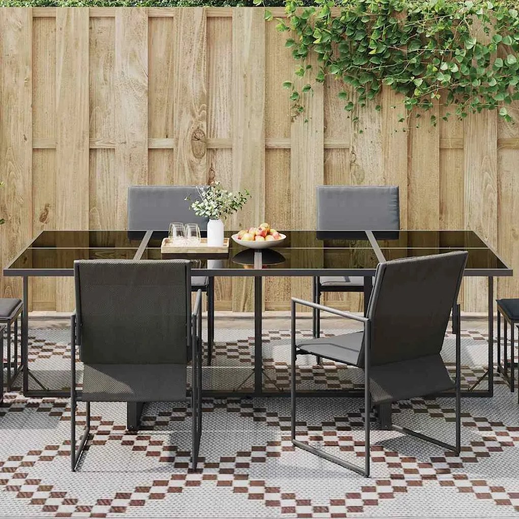 vidaXL Χαλί εξωτερικού χώρου Καφέ και λευκό 300 x 400 cm PP