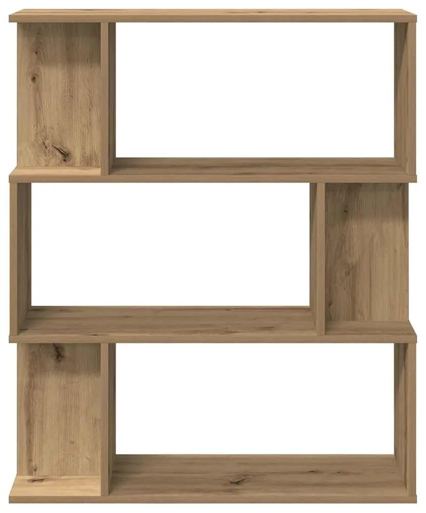vidaXL Ντουλάπι βιβλίων Artisan Oak 80x24x96 cm Κατασκευασμένο ξύλο