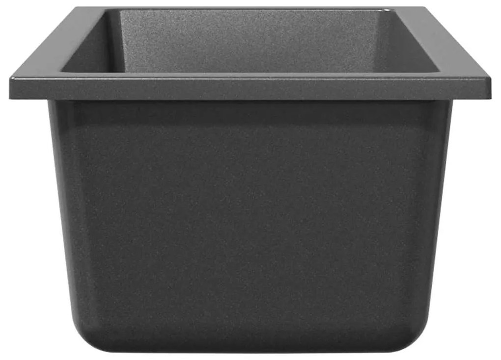 vidaXL Σιντρινο κουζίνας Γκρι 21 x 44 x 14 εκ. Γρανίτης