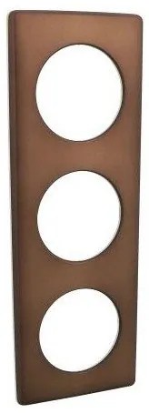 Πλαίσιο 3 Θέσεων Anod 1 Satin Bronze Celiane 066793 Legrand-66793-Satin Bronze 066793