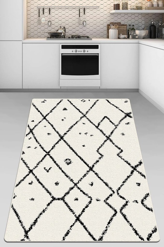 Χαλί Dalmata 287CHL2065 Ivory-Black Conceptum Hypnose 150X200cm