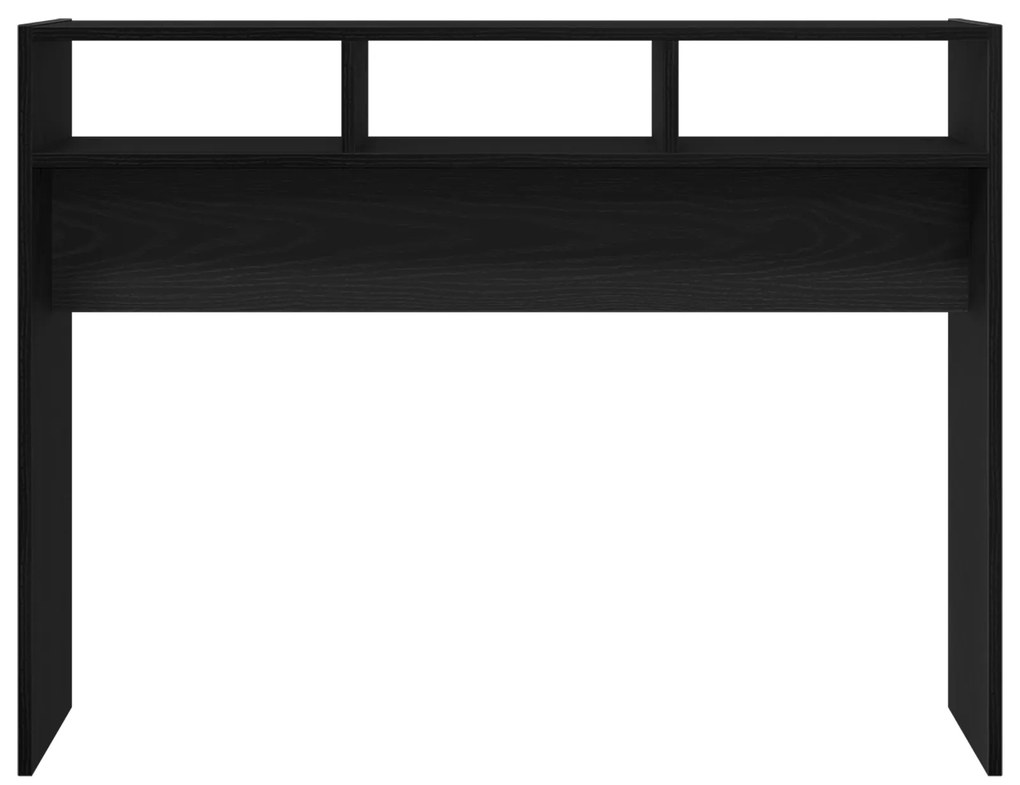 vidaXL Κονσόλα Μαύρη Δρυς 105x30x80 εκ. Φτιαγμένη από ξύλο