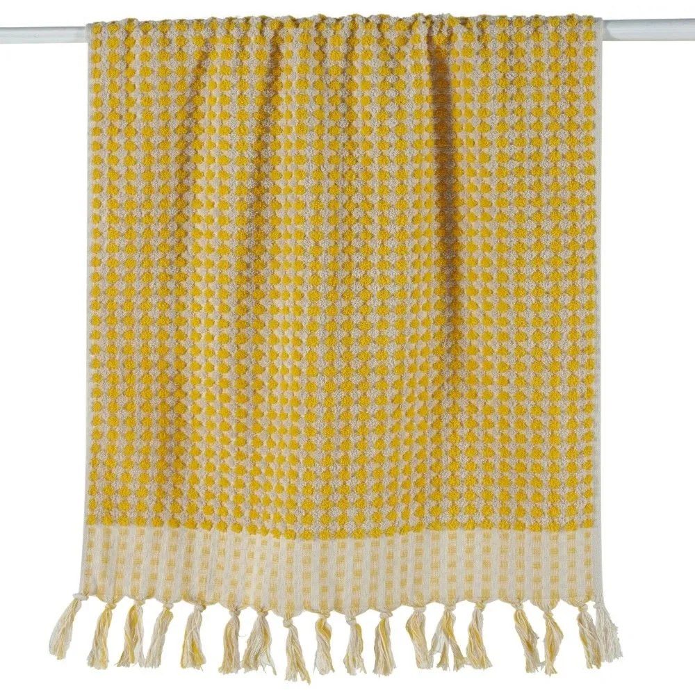 Πετσέτα Zelda 37 Yellow-Beige Kentia Χεριών 30x50cm 100% Cotton