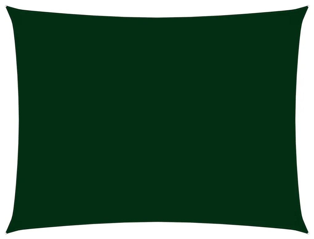 Πανί Σκίασης Ορθογώνιο Σκούρο Πράσινο 6 x 7 μ από Ύφασμα Oxford
