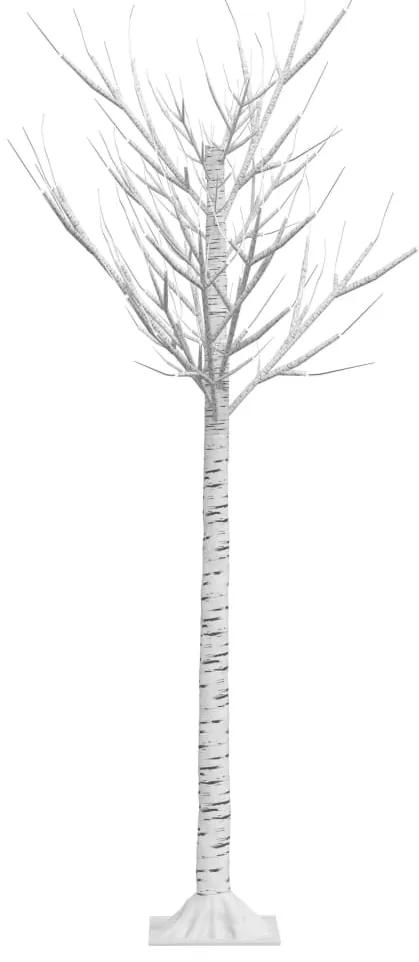vidaXL Χριστουγ. Δέντρο Εξωτ./Εσωτ. Χώρου 140LED Ψυχρό Λευκό 1,5μ Ιτιά