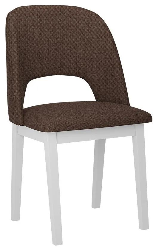 Καρέκλα Victorville 333, Καφέ, Άσπρο, 82x45x45cm, 6 kg, Ταπισερί, Ξύλινα, Ξύλο: Οξιά | Epipla1.gr