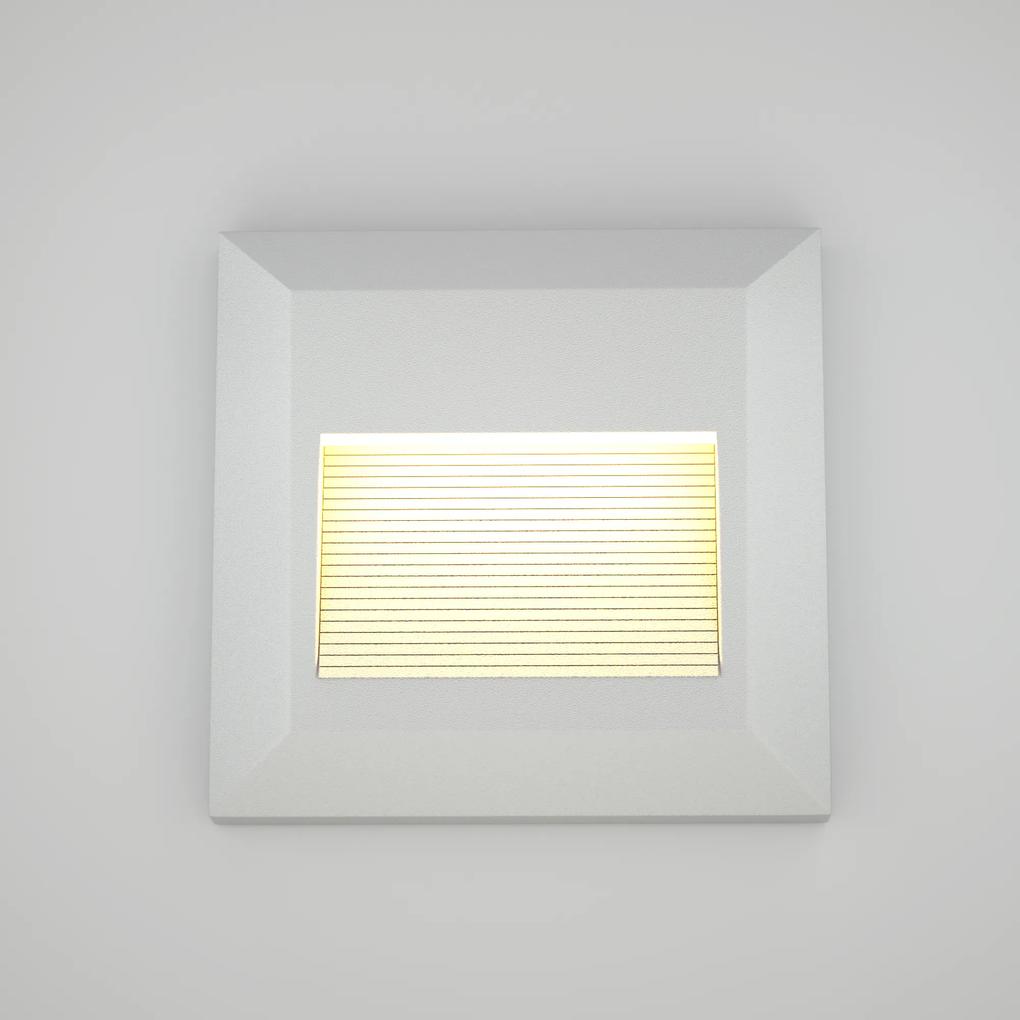 Φωτιστικό τοίχου Salmon LED 2W 3CCT Outdoor Wall Lamp White D:12.4cmx12.4cm (80201820)