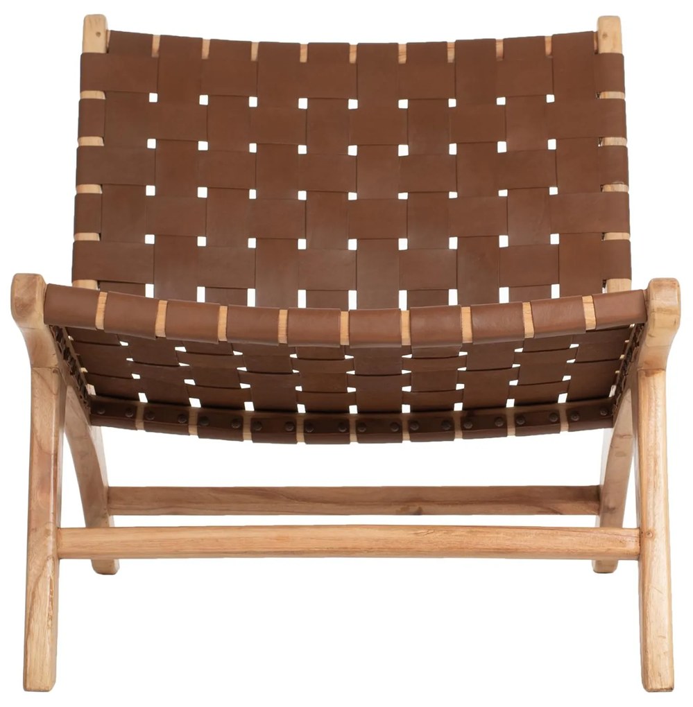 Καρέκλα FELIPE  Μασίφ Ξύλο Teak Φυσικό 65x82x88Yεκ. 65x82x88 εκ.