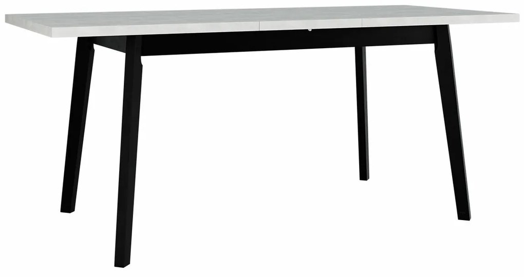 Τραπέζι Victorville 129, Artisan βελανιδιά, Μαύρο, 75x80x140cm, 30 kg, Επιμήκυνση, Πλαστικοποιημένη μοριοσανίδα, Ξύλο, Ξύλο: Οξιά | Epipla1.gr