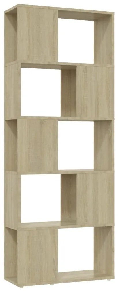 vidaXL Βιβλιοθήκη/Διαχωριστικό Χώρου Sonoma Δρυς 60x24x155 εκ.