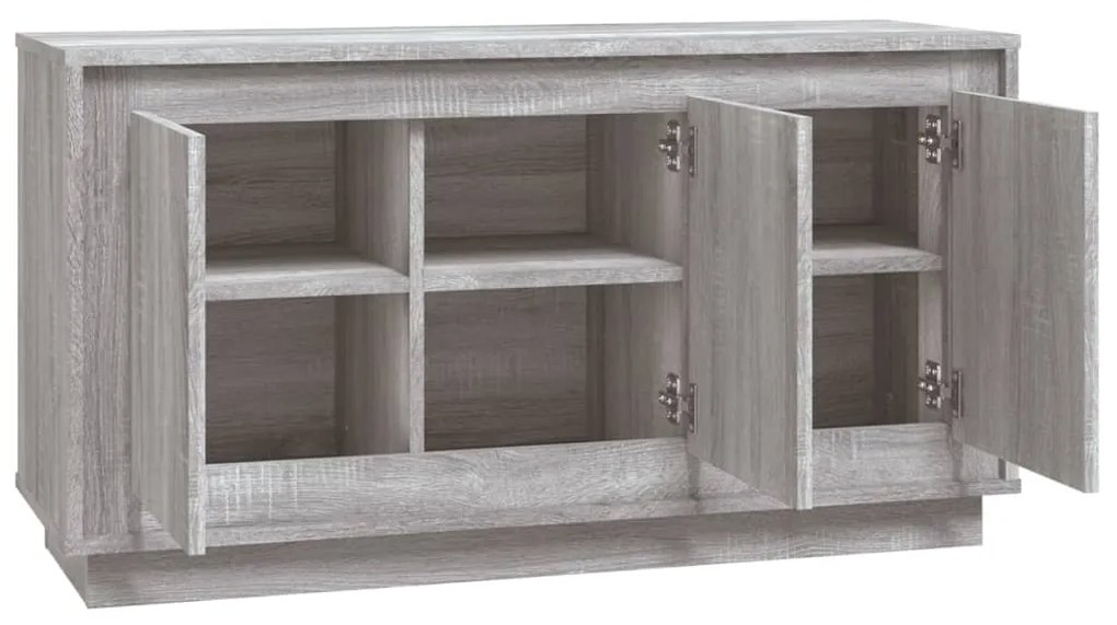 vidaXL Ντουλάπι Γκρι Sonoma 102x35x55 εκ. από Επεξεργασμένο Ξύλο