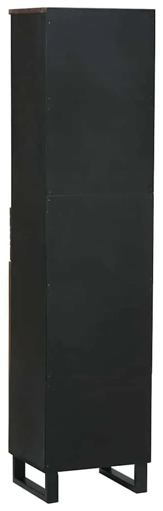 vidaXL Ντουλάπα Νιπτήρα Mπάνιου με ράφι Καρυδιά 38 x 33 x 160 εκ.