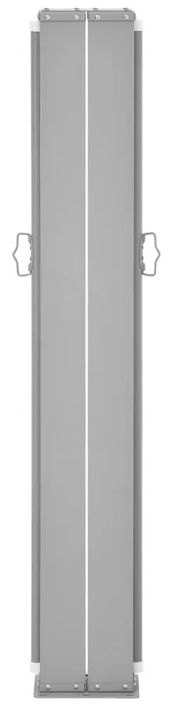 vidaXL Σκίαστρο Πλαϊνό Συρόμενο Μαύρο 160 x 600 εκ.