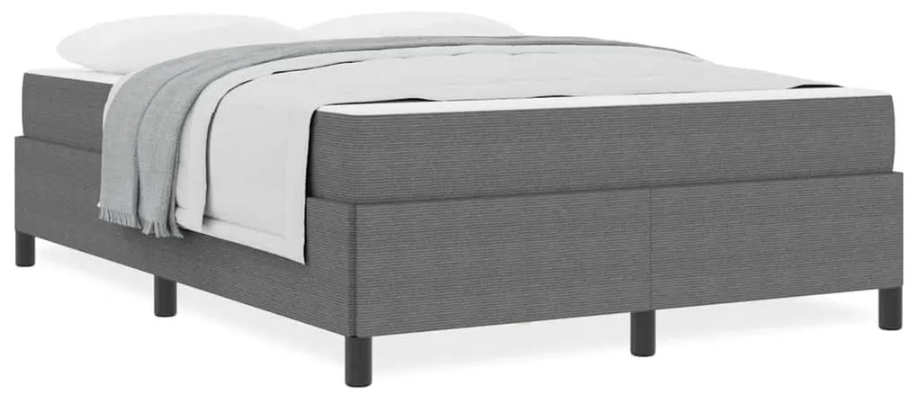 vidaXL Σκελετός Κρεβατιού Άλλο Ανοιχτό γκρι 140 x 190 cm Βελούδο