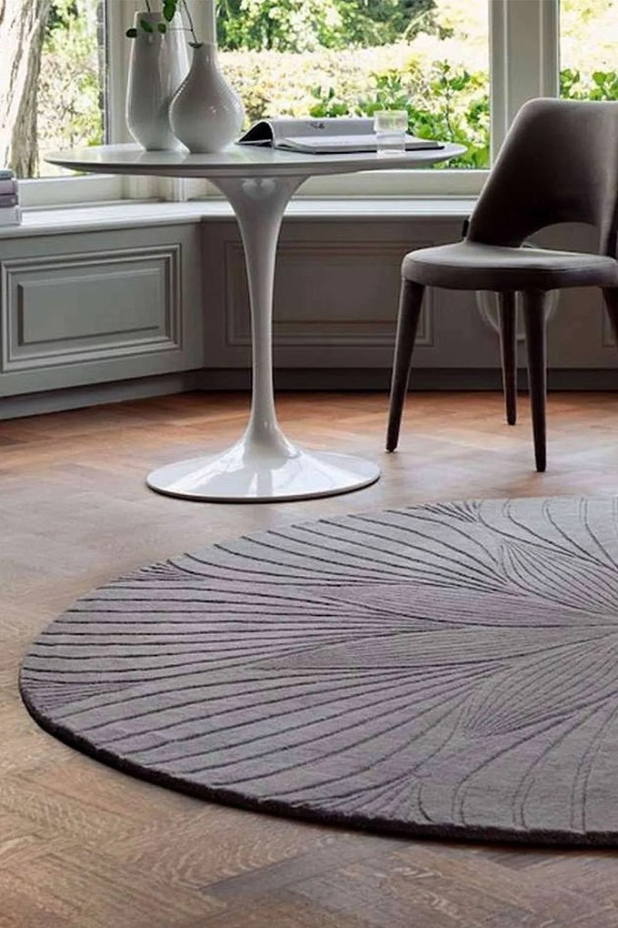 Χαλί Folia Grey 38305 Wedgwood 200X200cm Round