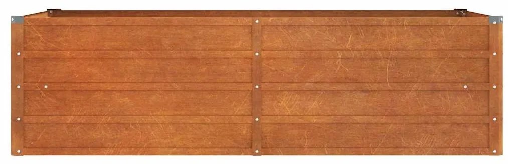 vidaXL Ζαρντινιέρα Σκουριασμένο 160x80x45 εκ. Ατσάλι Σκληρυθέν Αέρα