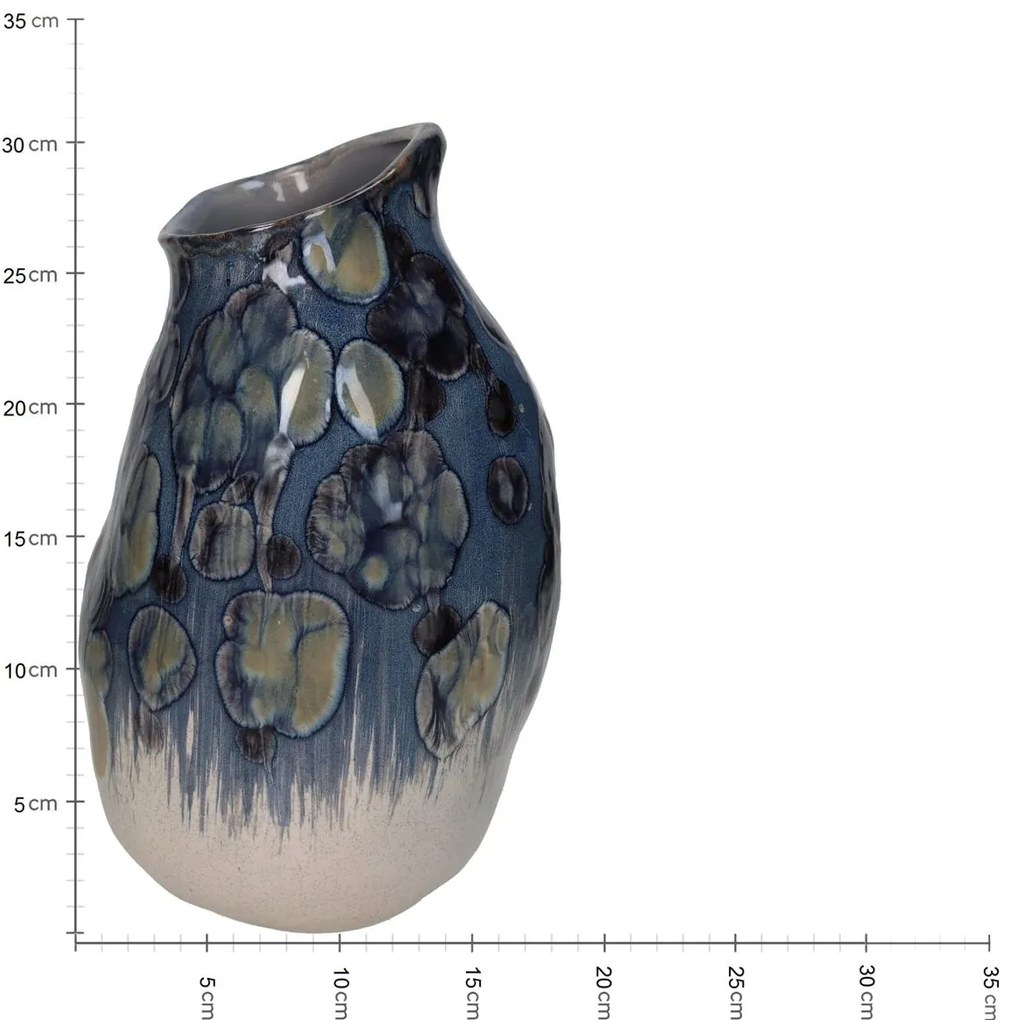 Βάζο ArteLibre Μπλε Κεραμικό 19.5x19.5x31cm
