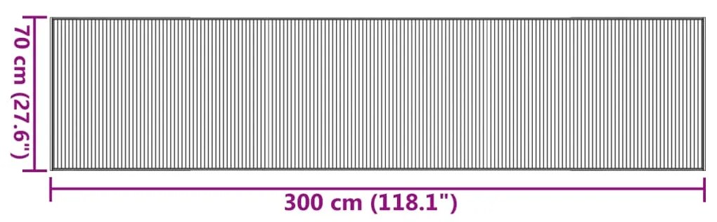 ΧΑΛΙ ΟΡΘΟΓΩΝΙΟ ΓΚΡΙ 70 X 300 ΕΚ. ΜΠΑΜΠΟΥ 376880