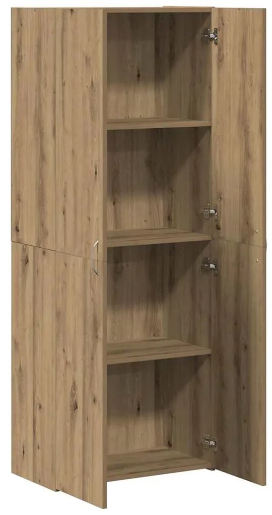 vidaXL Γραφείο Ντουλάπι με ράφι 2 pcs artisan δρυς 60 x 32 x 153