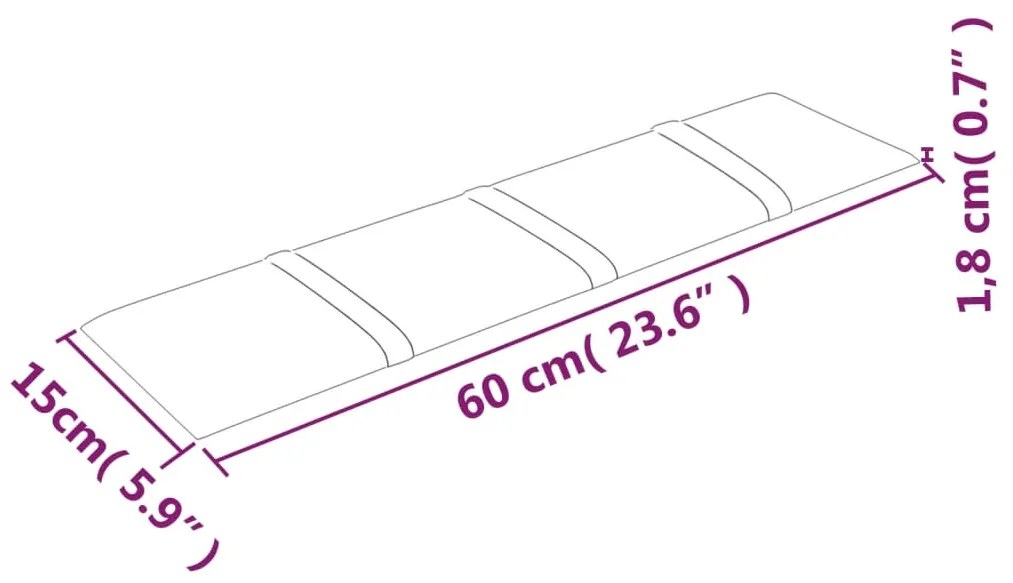 ΠΑΝΕΛ ΤΟΙΧΟΥ 12 ΤΕΜ. ΣΚΟΥΡΟ ΓΚΡΙ 60X15 ΕΚ. 1,08 Μ² ΒΕΛΟΥΔΟ 344064