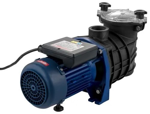 VEVOR 1 HP Pool Pump, 15000 L/h 750W Pool Pump In/Ground Swimming Pool Pump with Strainer Basket Pool Pump Motor for Clean Swimming Pool Water 1.97&quot; Inlet/Outlet pool filter pump with 2 Fitting Hoses