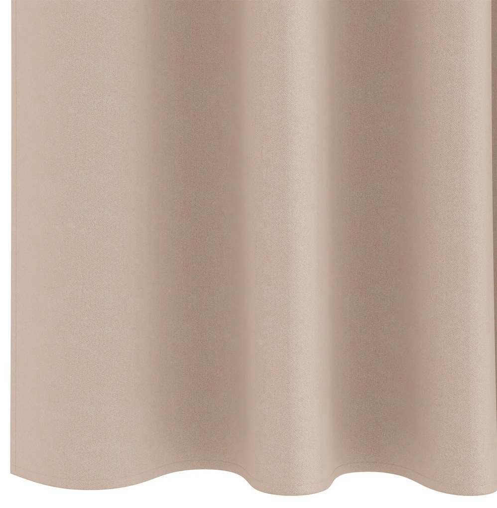 vidaXL Κουρτίνες με κουρτίνες 2 pcs Taupe 225 x 140 εκ. Πολυεστέρας