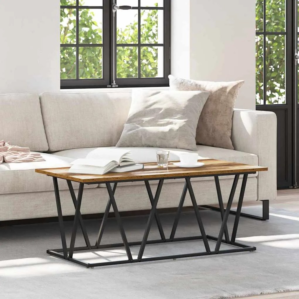 vidaXL Τραπεζάκι σαλονιού Παλαιό ξύλο 100 x 50 x 40 cm