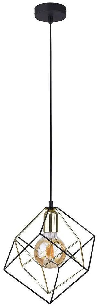 Φωτιστικό Οροφής Alambre 2777 1xΕ27 15W 28x175cm Black TK Lighting