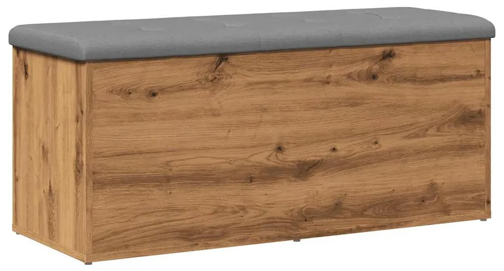 vidaXL Πάγκος αποθήκευσης  Artisan Oak 102x42x45 cm Κατασκευασμένο ξύλο