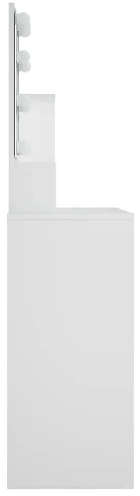 Μπουντουάρ με LED Σετ Λευκό 86,5 x 35 x 136 εκ. - Λευκό