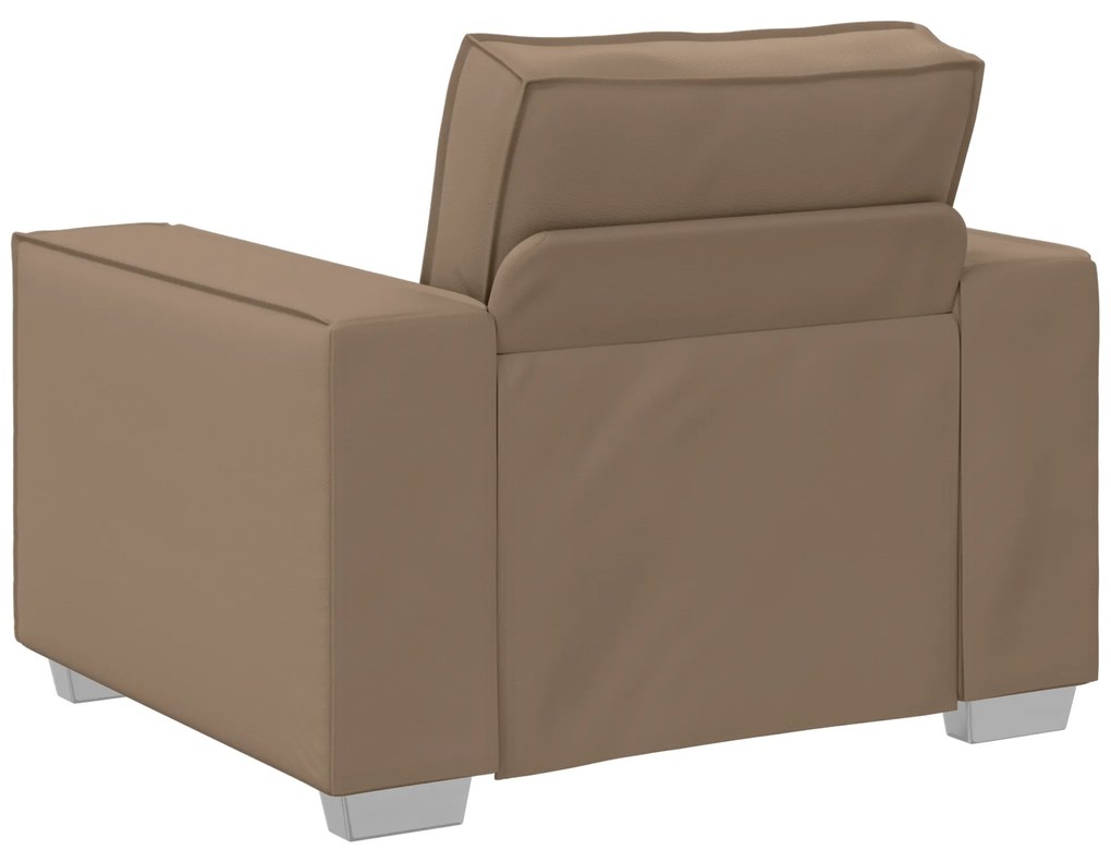 vidaXL Καρέκλα Sofa καφέ 59 εκ σε ψεύτικο δέρμα