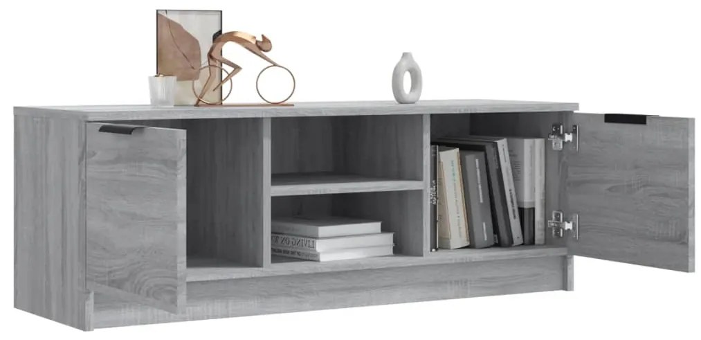 vidaXL Έπιπλο Τηλεόρασης Γκρι Sonoma 102x35x36,5εκ. Επεξεργασμένο Ξύλο